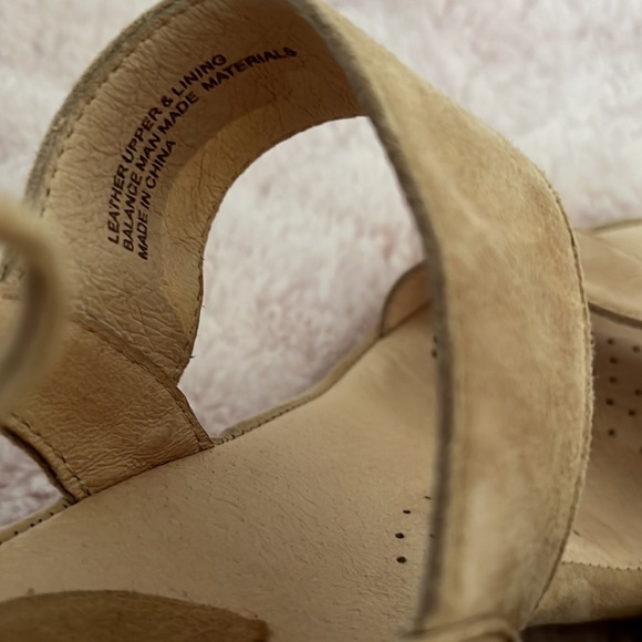 Tan Leather Strappy Heels - Picture 5 of 5